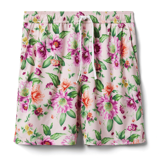 Men's Floral Swim Trunk