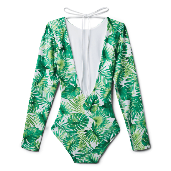 Janie & Jack Collab - Leafy Green Swimwear