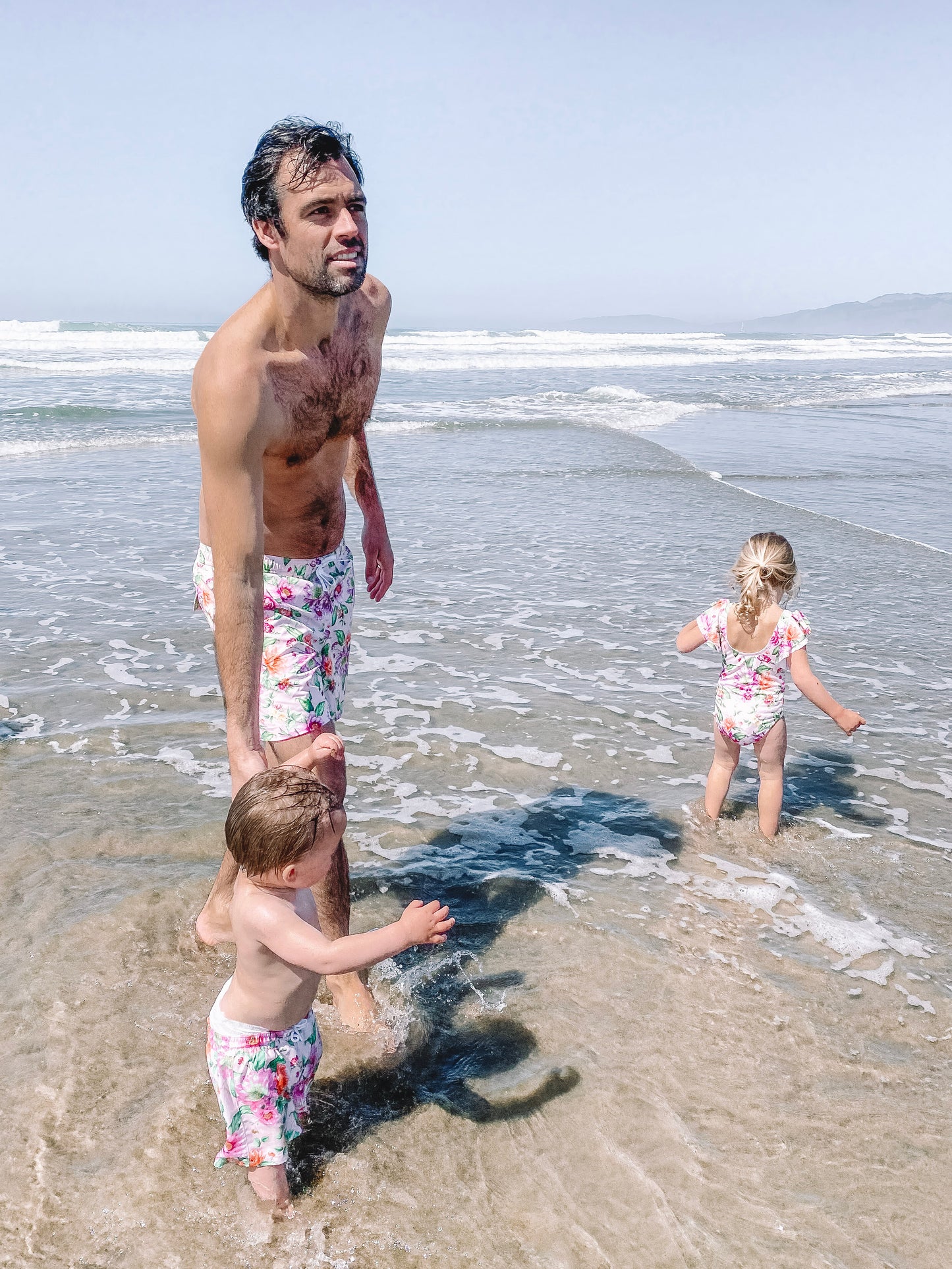 Men's Floral Swim Trunk