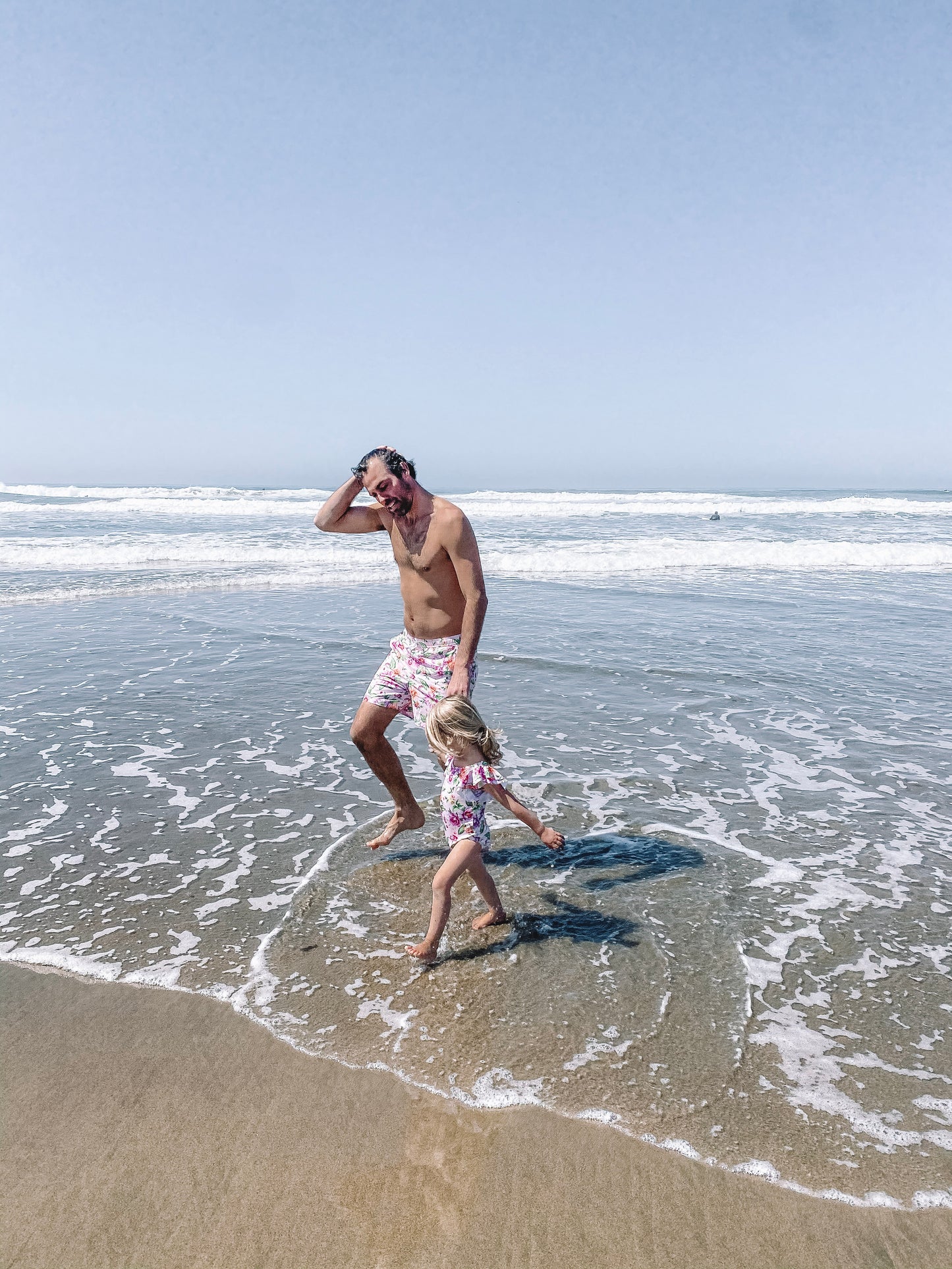 Men's Floral Swim Trunk