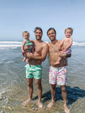 Men's Floral Swim Trunk